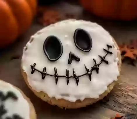 Galletas de Halloween de chocolate blanco y Crema con Orujo Panizo