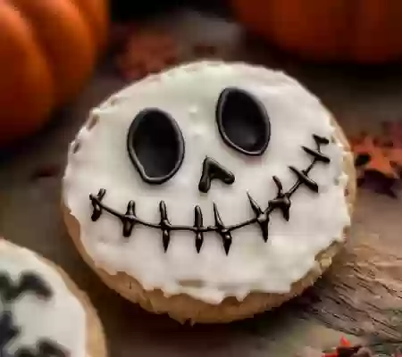 Galletas de Halloween de chocolate blanco y Crema con Orujo Panizo