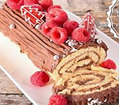 Tronco de chocolate y Licor Tostado Panizo