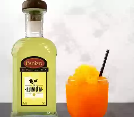 Granizado de naranja y Licor de Limón Panizo