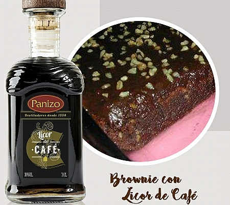 Brownie con Licor de Café Panizo